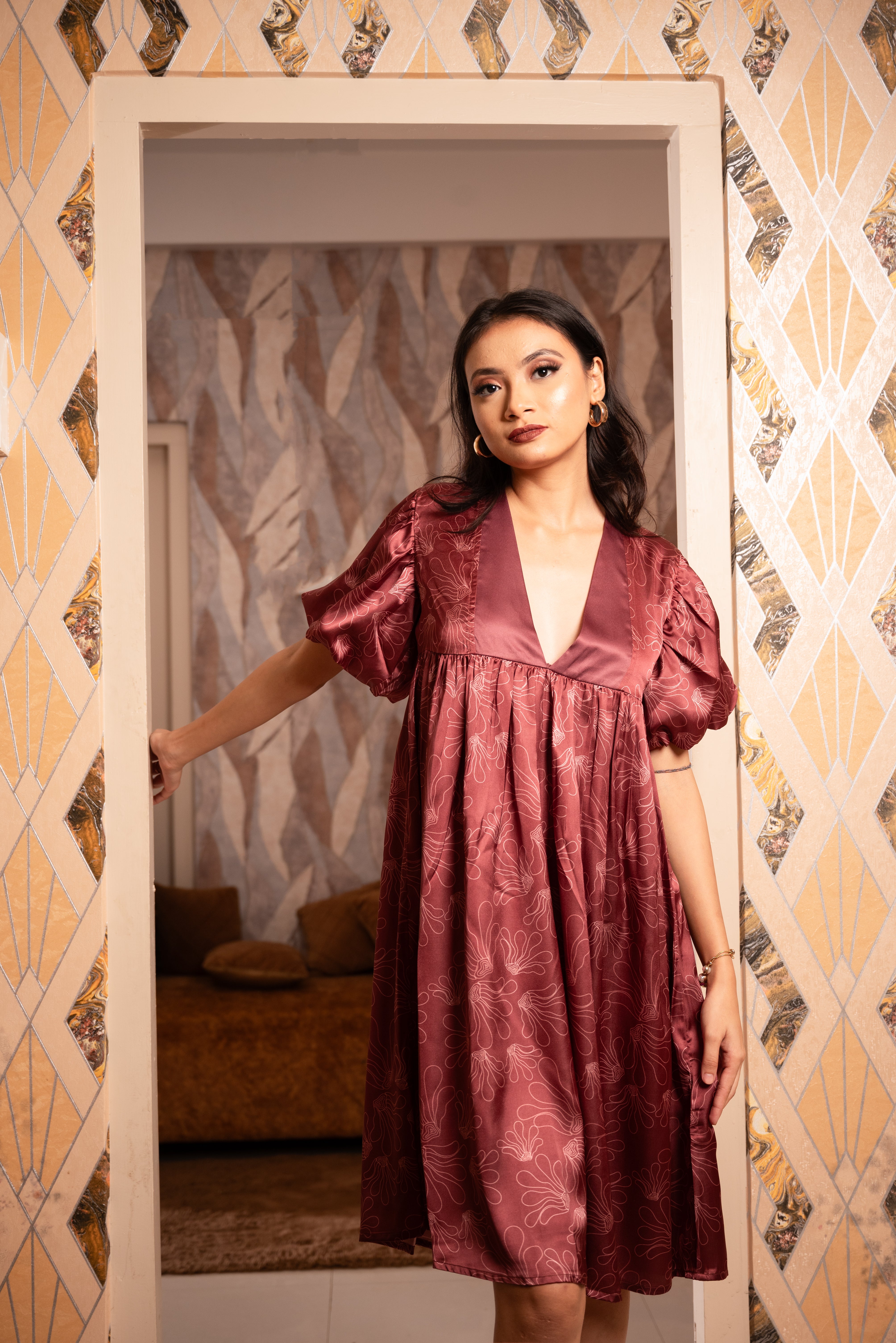Blooming Tales Flared Dress