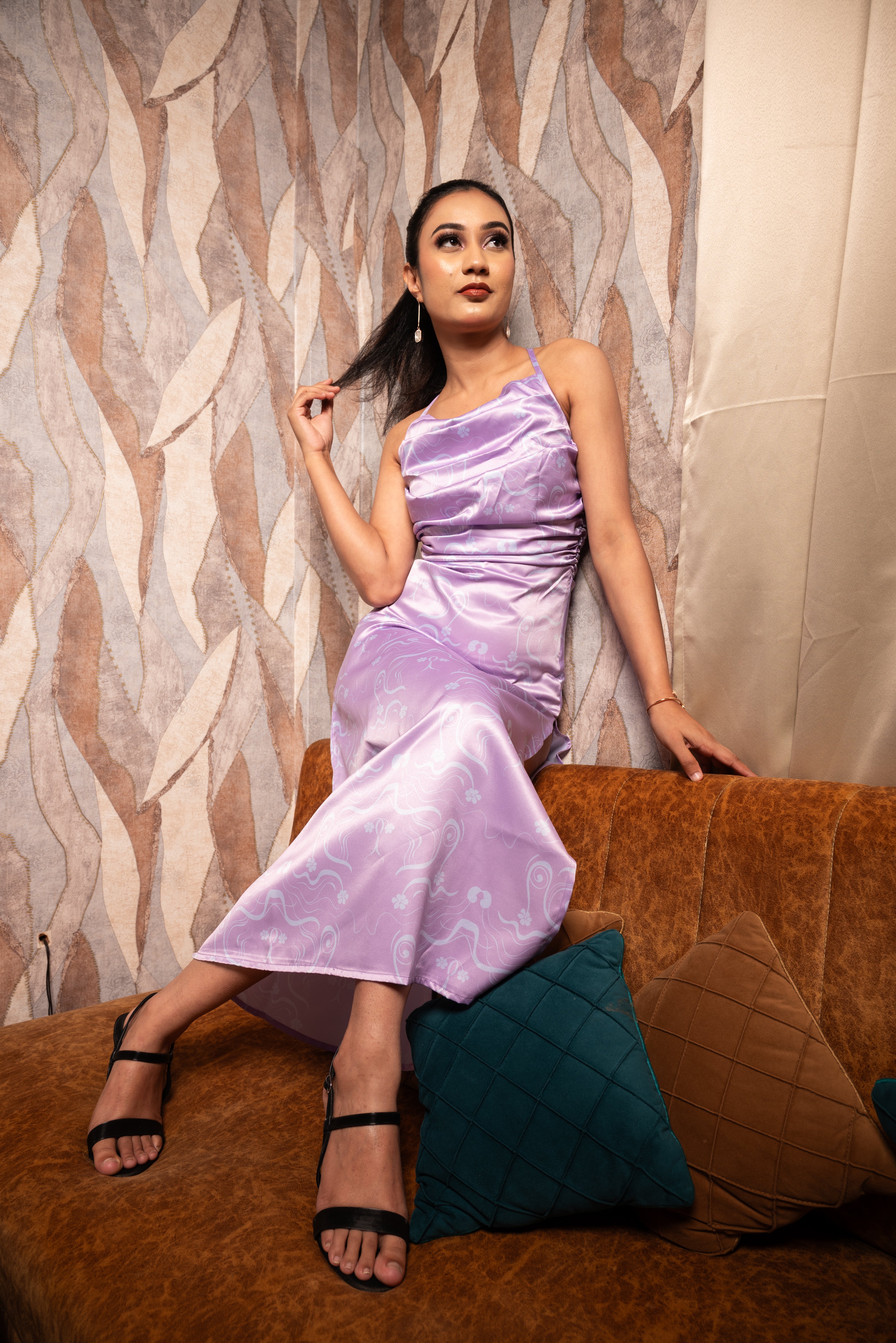 Ethereal Love Cowl Dress